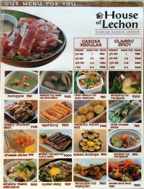 cebu s house of lechon|House of Lechon Menu Prices .